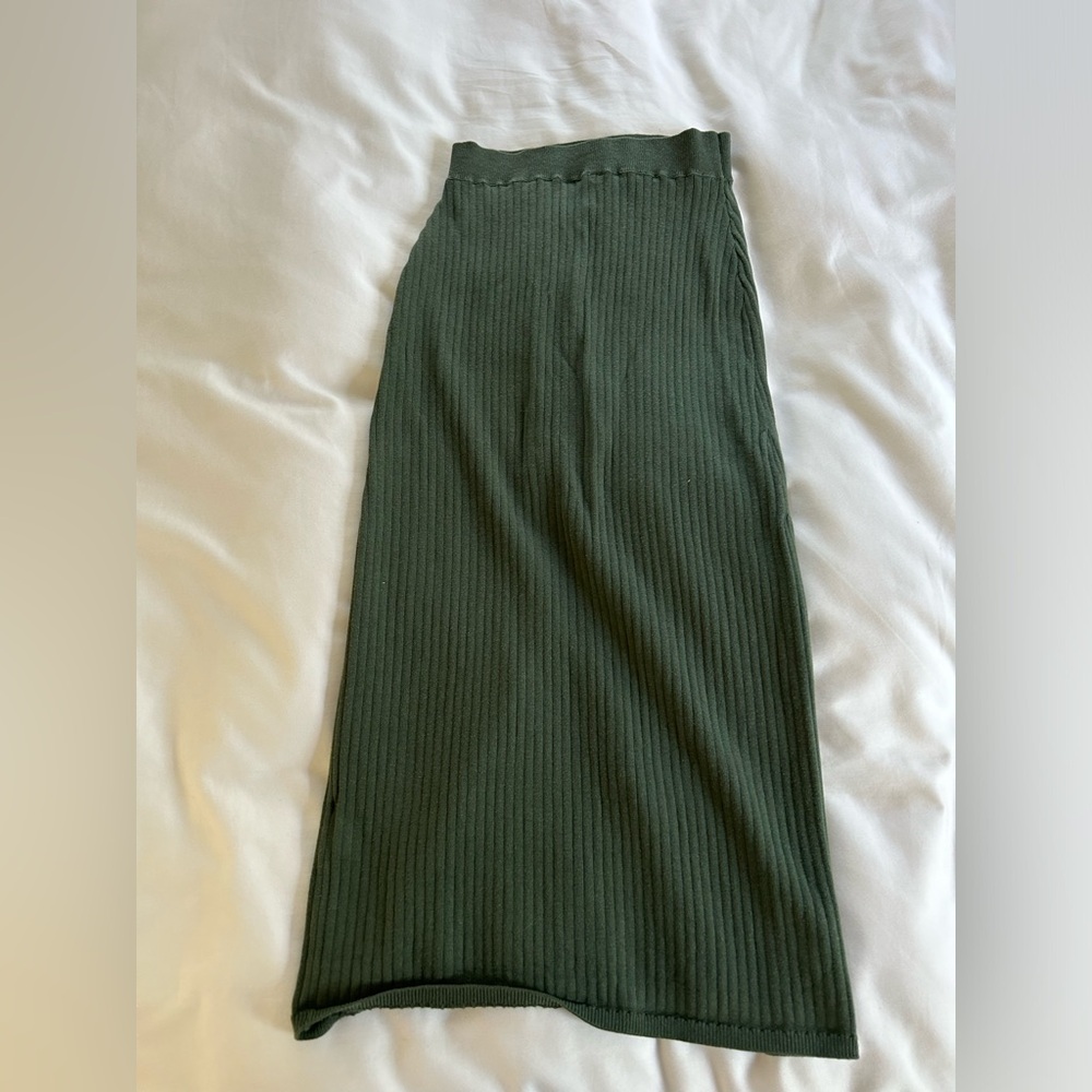 Free People Stretch Rib Midi skirt